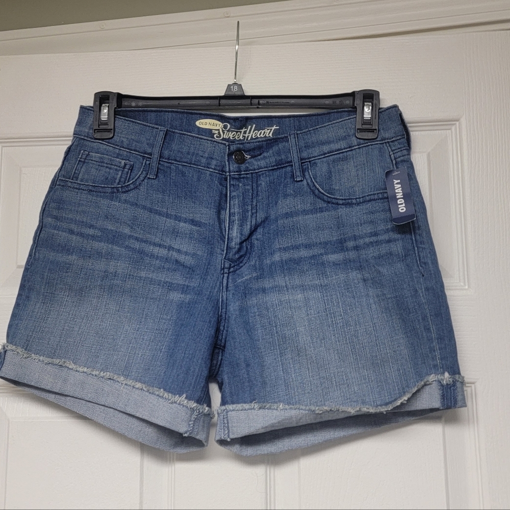 Old Navy Sweetheart Jean Shorts NWT